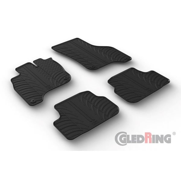 Alfombrillas De Goma Gledring Vw E-golf Vii 14-20